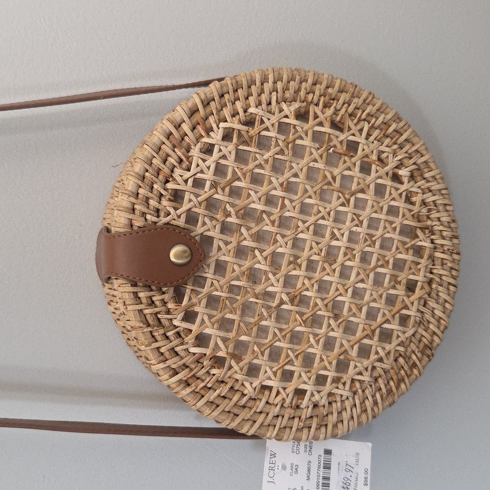 NWT JCrew Rattan circle bag Originally $98 - Picture 9 of 11